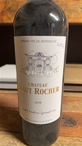 Bordeaux Saint-Émilion Grand Cru Grand Cru Château Rocher 2016