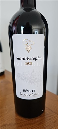 Bordeaux Saint-Estèphe Mouton Cadet Réserve 2021
