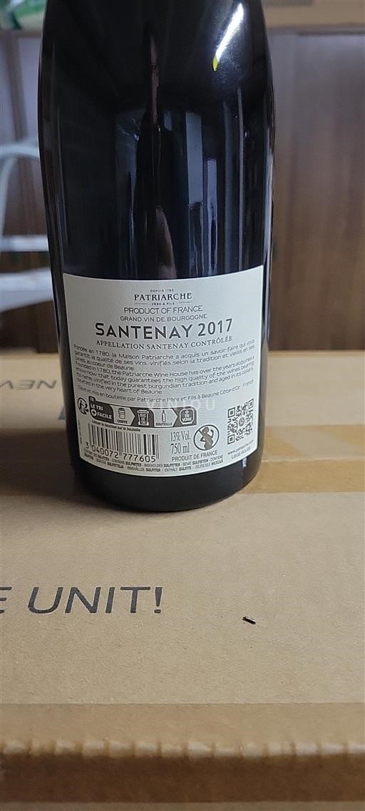 Bourgogne Santenay Grand Cru Patriarche 2017