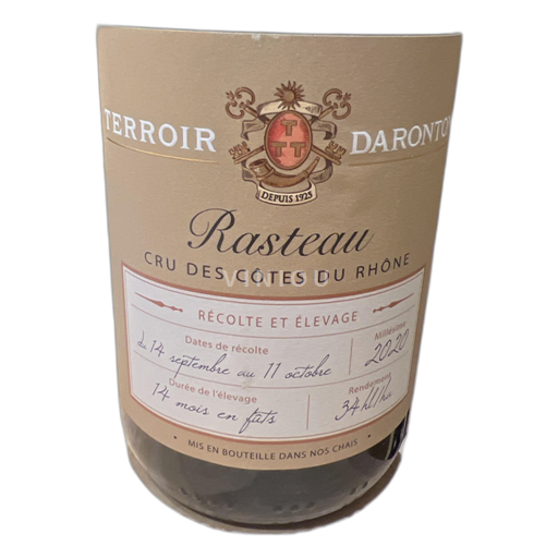 Rhônevallei Rasteau Terroir Daronton 2020