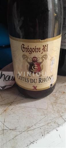 Thung lũng Rhône Côtes-du-rhône Grégoire Xi Không niên vụ