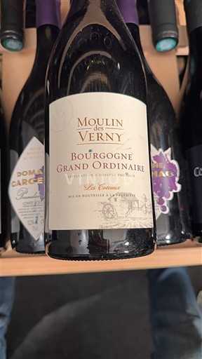 Bourgogne Grand Cru Moulin Des Verny Les Coteaux Non Millésimé