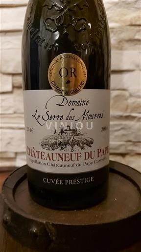 Rona dolina Châteauneuf-du-Pape Domaine Le Serre des Mourres Prestige 2016