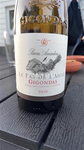 Thung lũng Rhône Gigondas Pierre Amadieu Le Pas de l'Aigle 2020
