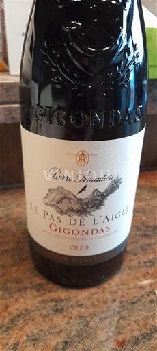 Rhône-dalen Gigondas Pierre Amadieu Le Pas de l'Aigle 2020