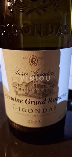 Rhônen laakso Gigondas Pierre Amadieu Domaine Grand Romane 2023