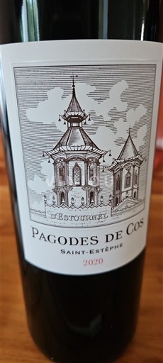Bordeaux Saint-Estèphe Cos Estournel Les Pagodes de Cos 2020
