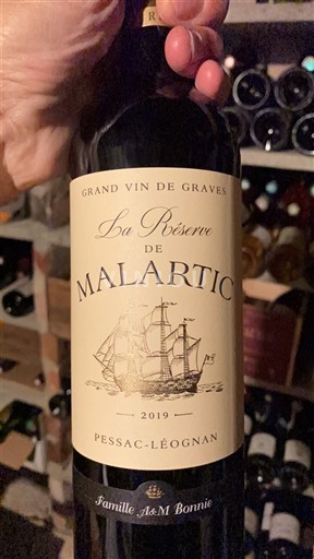 Bordeaux Pessac-Léognan Malartic La Réserve de Malartic 2019