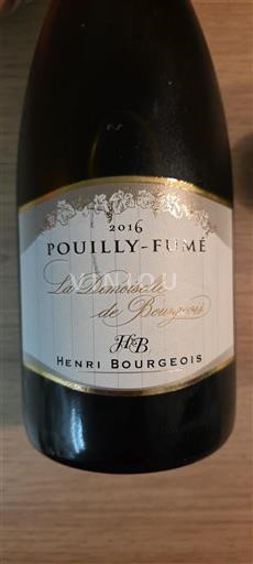 Loiredalen Pouilly-fumé Domaine Henri Bourgeois La Demoiselle de Bourgeois 2016