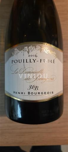 Loiredalen Pouilly-fumé Domaine Henri Bourgeois La Demoiselle de Bourgeois 2016