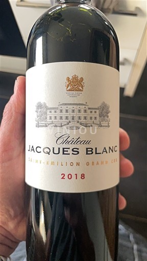 Bordeaux Saint-Émilion Grand Cru Grand Cru Château Jacques Blanc 2018