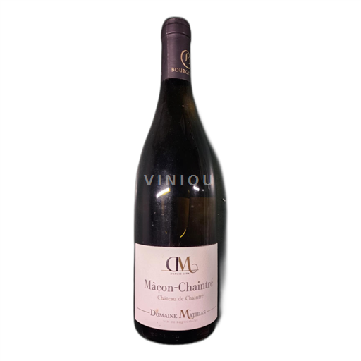 Bourgogne Mâcon et mâcon-villages Château de Chaintré 2019