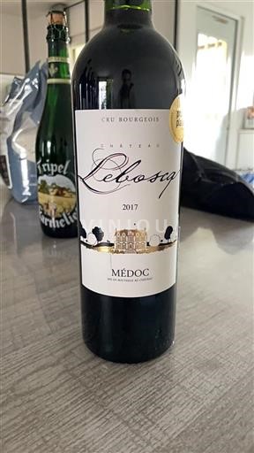 Bordeaux Médoc Cru Bourgeois Château Le Boscq 2017
