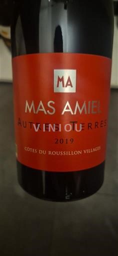 Roussillon Côtes del Roussillon Villages Mas Amiel Autres Terres 2019