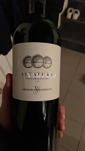 Roussillon Côtes du Roussillon Villages Arnaud De Villeneuve Altatura 2022