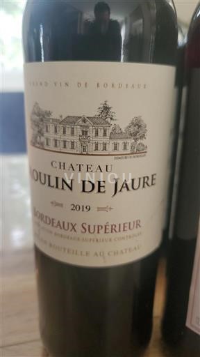 Vinuri Rouge sec Château Moulin De Jaure 2019 Franța Bordeaux Bordeaux superior AOC