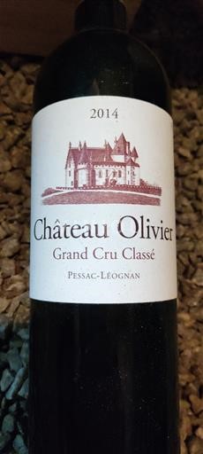 Bordeaux Pessac-Léognan Grand Cru Château Olivier 2014
