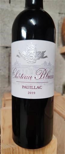 Bordéus Pauillac Château Pibran 2019