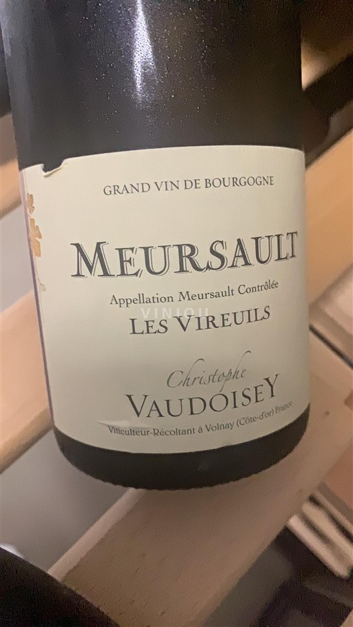 Burgundi Meursault Domaine Christophe Vaudoisey Les Vireuils 2021