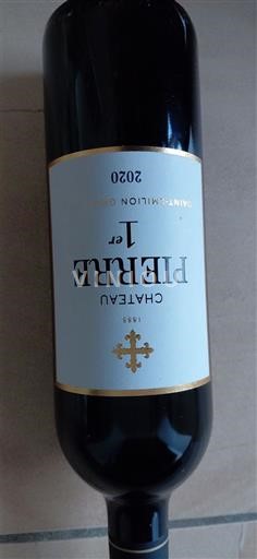 Bordéus Saint-Émilion Grand Cru château Pierre 1er 2020
