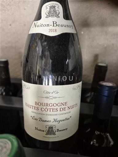 Borgoña Hautes Côtes de Nuits Nuiton Beaunoy Les Dames Huguettes 2018