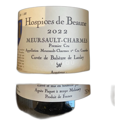 Borgogna Meursault Premier Cru Hospices De Beaune Bahezre de Lanlay 2022