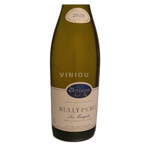 Vin Blanc sec Les Margotés Duvernay Père & Fils 2020 France Bourgogne AOC Premier Cru
