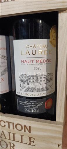 Bordéus Haut-Médoc Laurée 2020