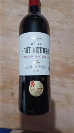 Bordeaux Montagne-Saint-Émilion Château Hautbonneau Vieilles Vignes 2021