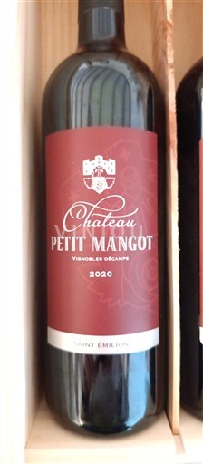 Bordeaux Saint-Émilion Château Petit Mangot 2020