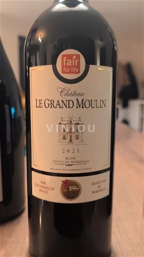 Bordeaux Blaye-Côtes-de-Bordeaux Château Le Grand Moulin 2021