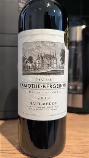 Burdeos Haut-Médoc Cru Bourgeois Château Lamothe Bergeron 2010
