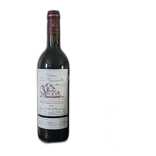 Vin Rouge sec Château Les Peyrissolles 1998 France Bordeaux AOC Cru Bourgeois
