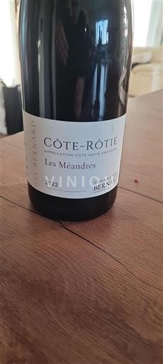 Rhônen laakso Côte-rôtie Domaine Guy Bernard Les Méandres 2022