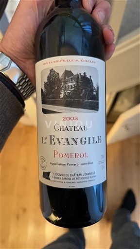 Burdeos Pomerol Château L'evangile 2003