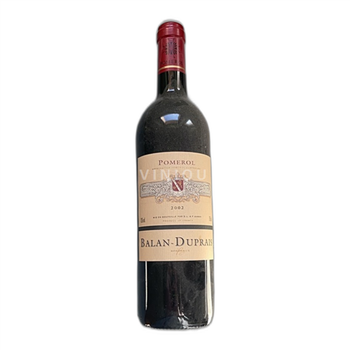 Bordeaux Pomerol Balanduprais 2002