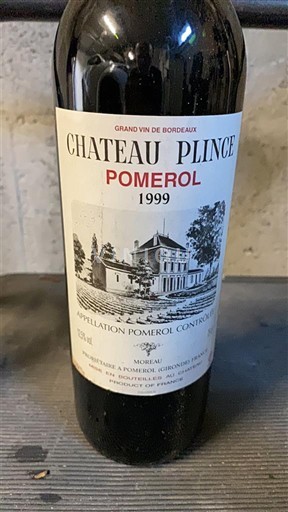 Bordeaux Pomerol Château Plince 1999