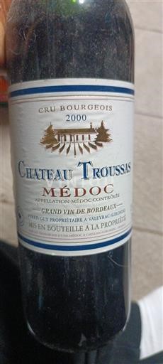 Bordeaux Médoc Cru Bourgeois Château Troussas 2000