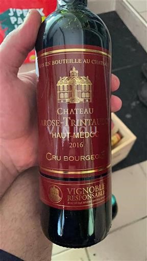 Burdeos Haut-Médoc Cru Bourgeois Château La Rose Trintaudon 2016