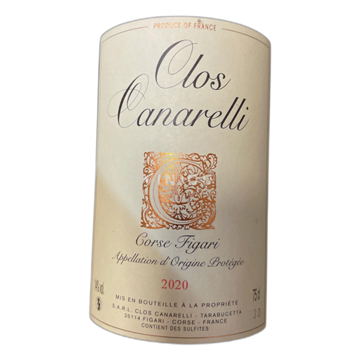 Corsica Niet gespecificeerd Clos Canarelli 2020