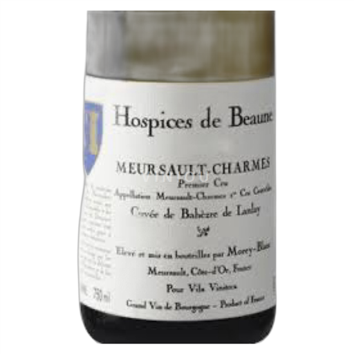 Borgogna Meursault Premier Cru Hospices De Beaune Charmes Bahezre de Lanlay 2019