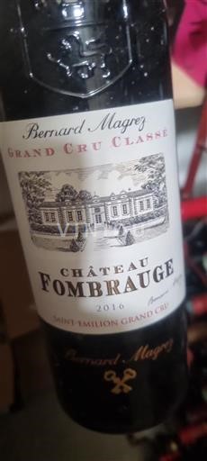 Bordeaux Saint-Émilion Grand Cru Grand Cru Château Fombrauge 2016