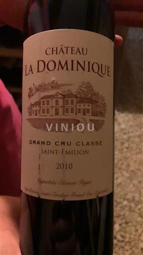 Bordeaux Saint-Émilion Grand Cru Château La Dominique 2010