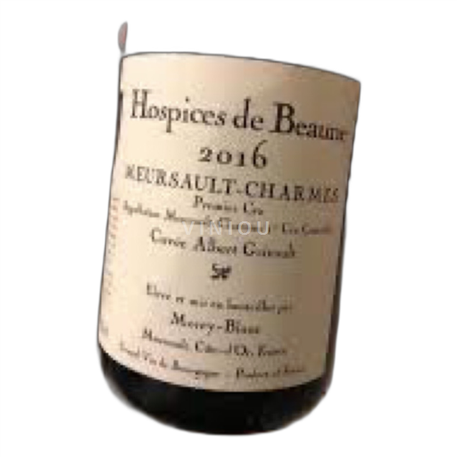 Burgundy Meursault Premier Cru Hospices De Beaune Charmes - Albert Grivault 2016