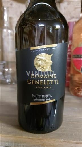 Jura Macvin-du-Jura Domaine Geneletti 2020