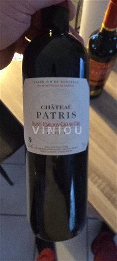 Bordeaux Saint-Émilion Grand Cru Grand Cru Château Patris 2021