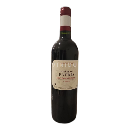 Bordeaux Saint-Émilion Grand Cru Grand Cru Château Patris 2021