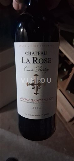 Bordeaux Lussac-saint-émilion La Rose Prestige 2012