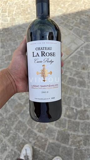 Burdeos Lussac-Saint-Émilion La Rose Prestige 2012