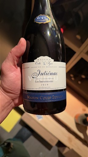 Beaujolais Juliénas Maison Colin Seguin Les Impatientes 2019